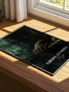 Ghost Stories watercolour book poster framed on wall – horror wall art