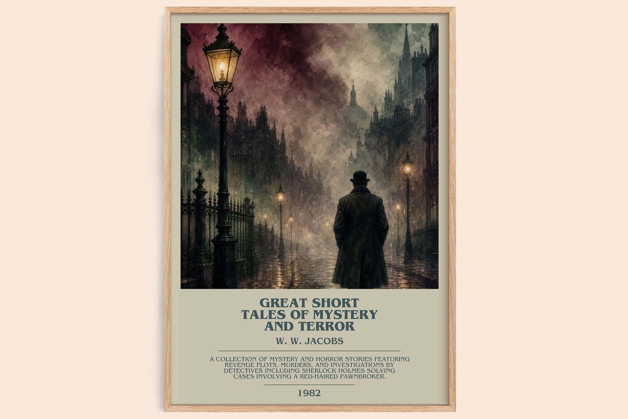 Great Short Tales of Mystery and Terror Bookish Wall Art by W. Jacobs