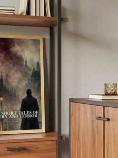 Great Short Tales of Mystery and Terror book watercolour illustration paper finish options – matte satin gloss