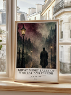 Great Short Tales of Mystery and Terror book cover poster colour and style options – W. W. Jacobs book art