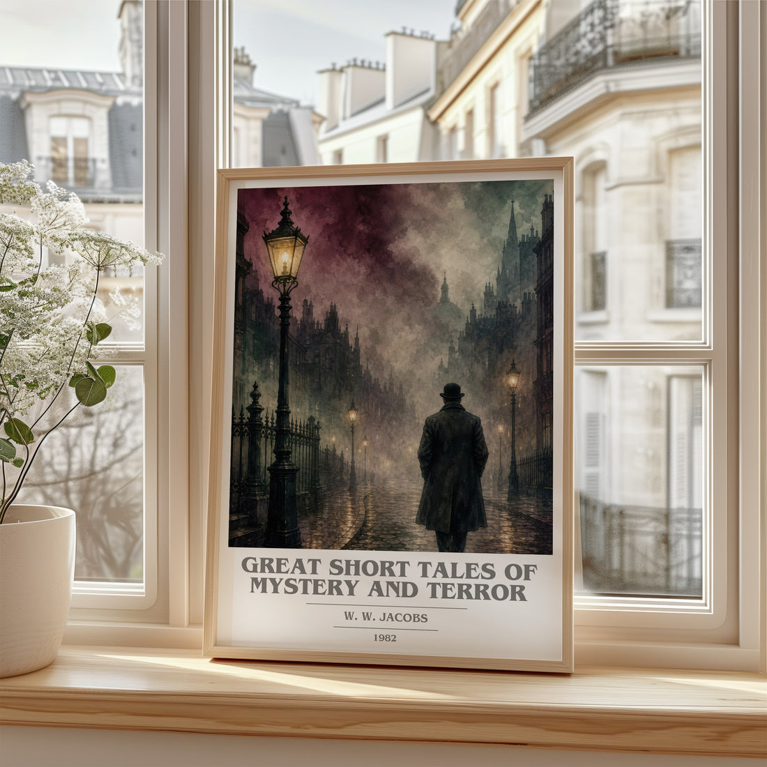 Great Short Tales of Mystery and Terror book cover poster colour and style options – W. W. Jacobs book art