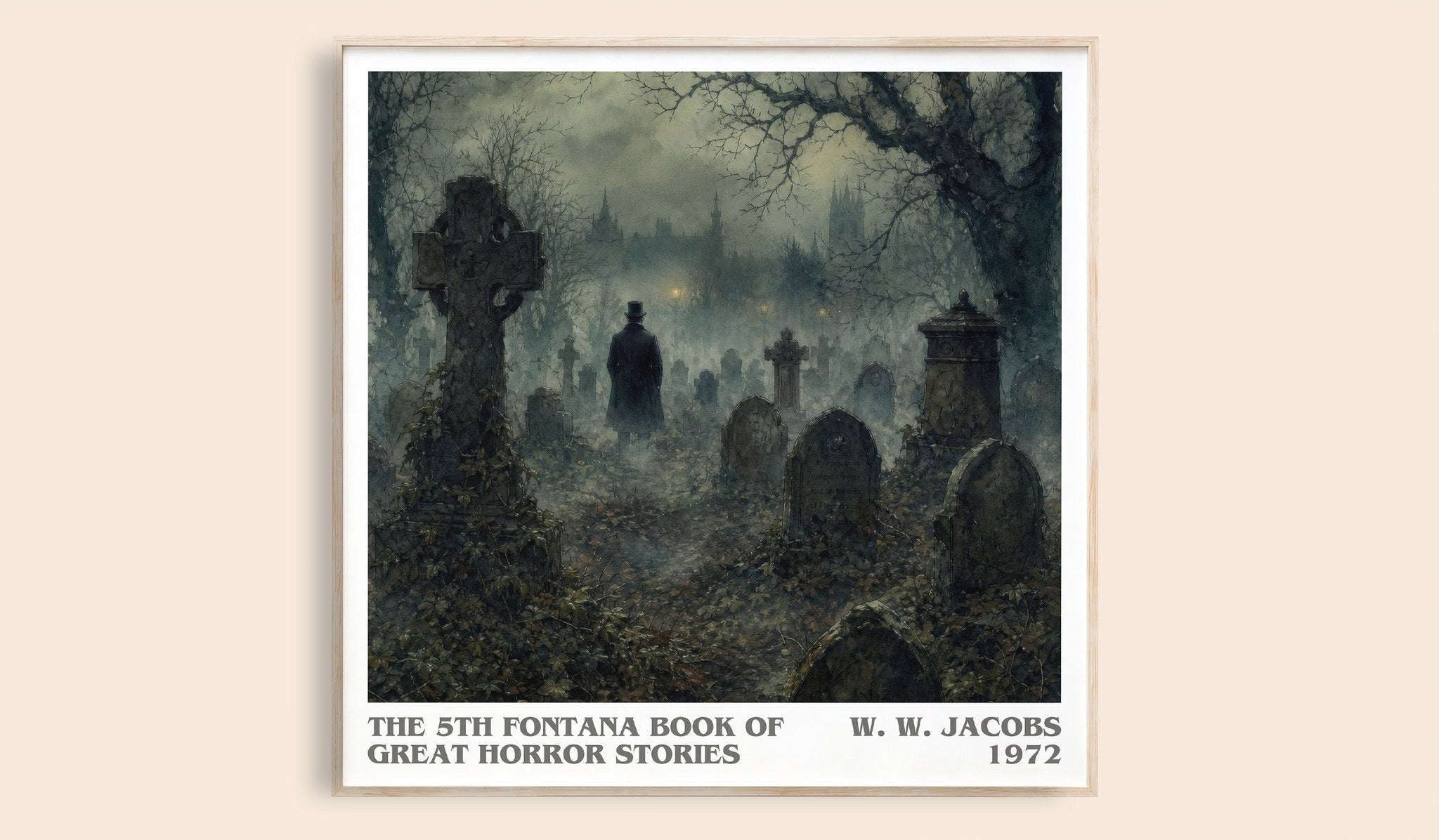 5th Fontana Book of Great Horror Stories Literary Art Print by W. W. Jacobs
