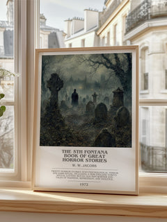 The 5th Fontana Book of Great Horror Stories bookish poster colour and style options – W. W. Jacobs book art