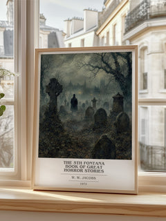 The 5th Fontana Book of Great Horror Stories book cover poster colour and style options – W. W. Jacobs book art