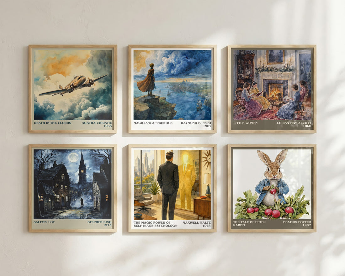 The Magic Power of Self-Image Psychology literary art print colour and style options – Maxwell Maltz book art