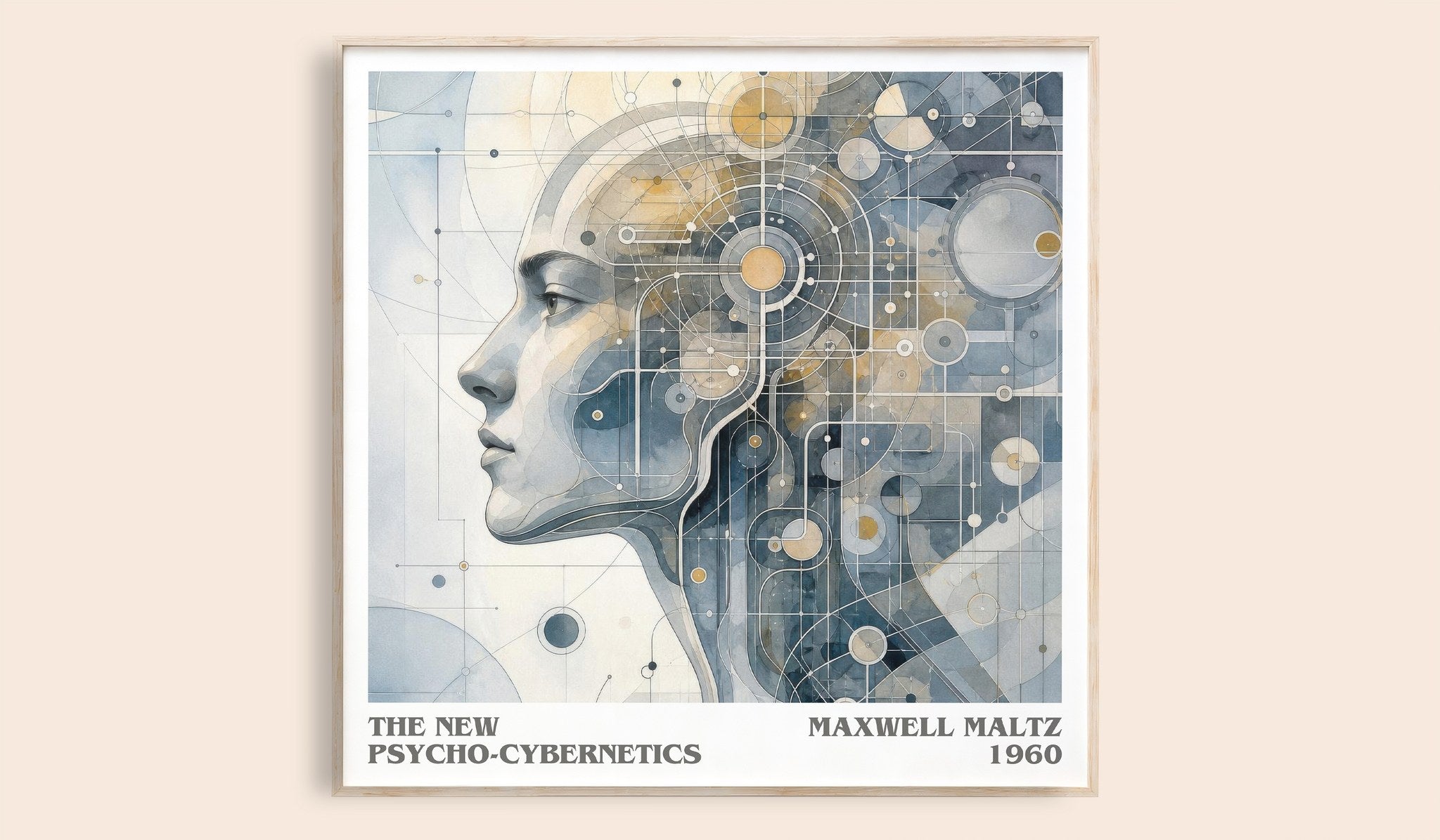 The New Psycho-Cybernetics Literary Art Print by Maxwell Maltz