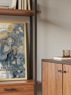 The New Psycho-Cybernetics book watercolour illustration paper finish options – matte satin gloss
