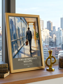 Zero-resistance selling book cover print framed by window – literary home decor