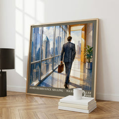 Zero-resistance selling literary print framed by window – literary home decor