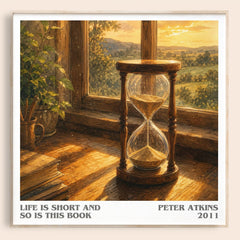 Life Is Short And So Is This Book literary book poster by Peter Atkins – framed literary art print