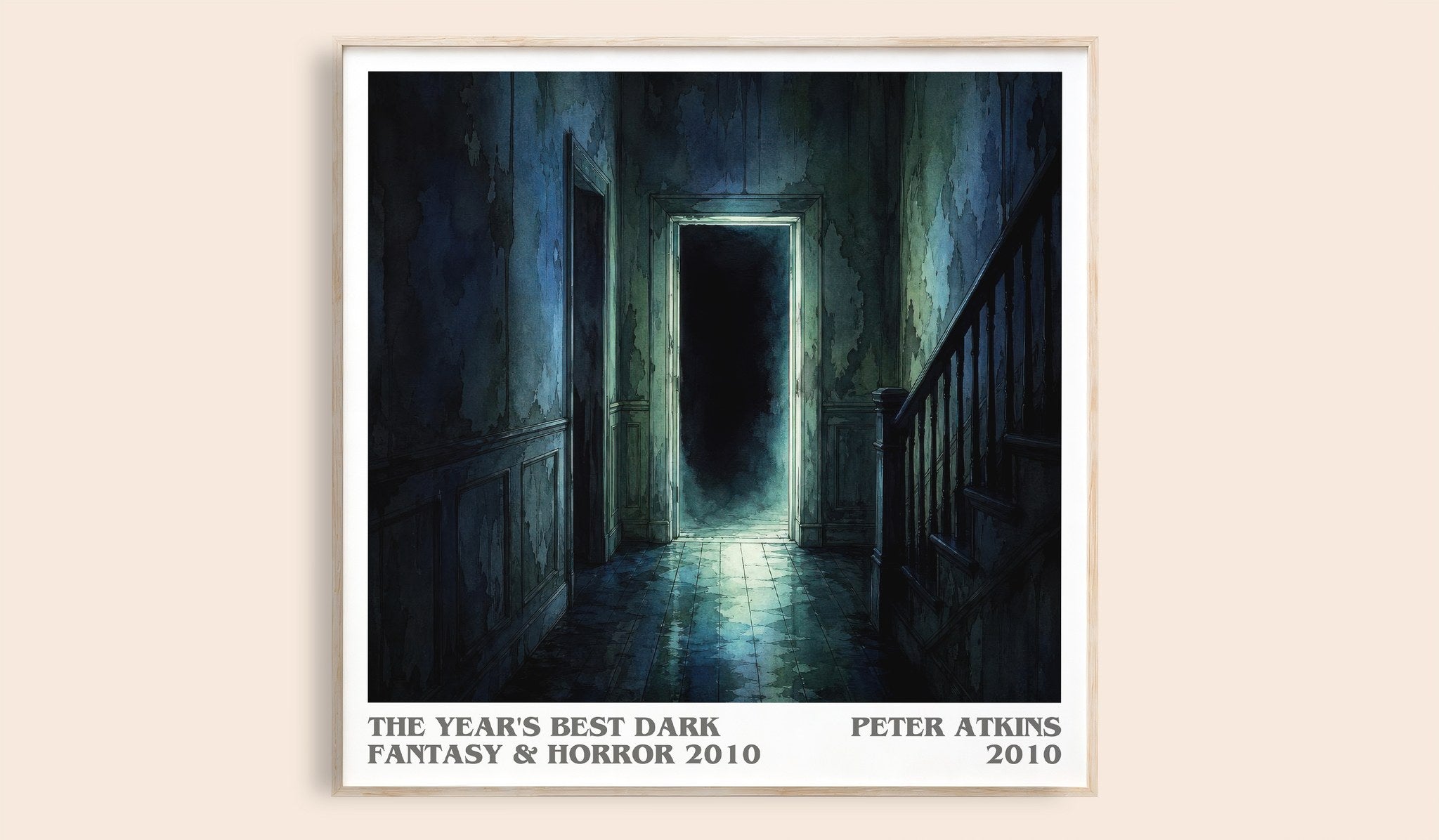 Year's Best Dark Fantasy & Horror 2010 Literary Art Print by P. Atkins