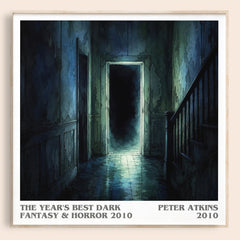 The Year's Best Dark Fantasy & Horror 2010 literary book poster by Peter Atkins – framed literary art print