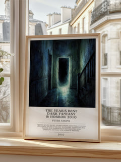 The Year's Best Dark Fantasy & Horror 2010 bookish poster colour and style options – Peter Atkins book art
