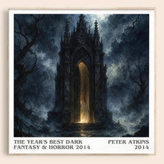 The Year's Best Dark Fantasy & Horror 2014 literary book poster by Peter Atkins – framed literary art print