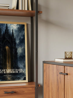 The Year's Best Dark Fantasy & Horror 2014 book watercolour illustration paper finish options – matte satin gloss