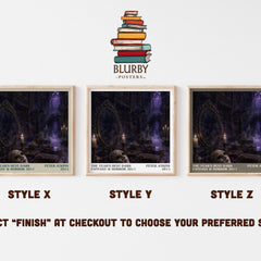 The Year's Best Dark Fantasy & Horror 2011 literary print in frame leaning in hallway – horror wall art