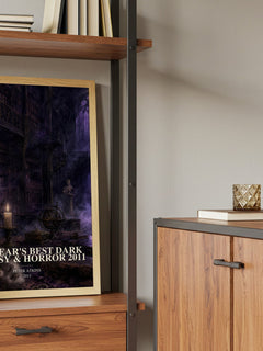 The Year's Best Dark Fantasy & Horror 2011 book watercolour illustration paper finish options – matte satin gloss