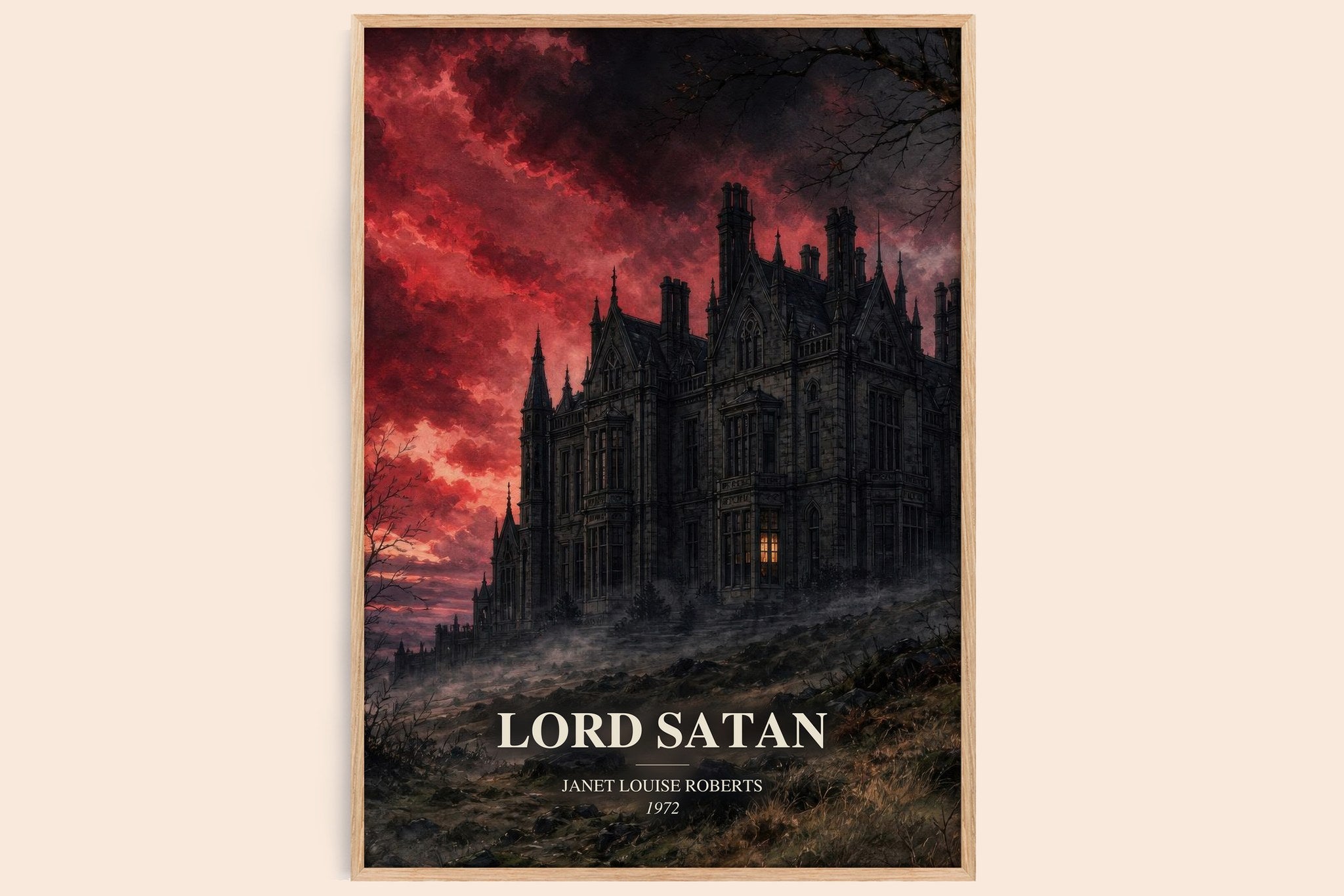 Lord Satan Book Watercolour Illustration by Janet Louise Roberts