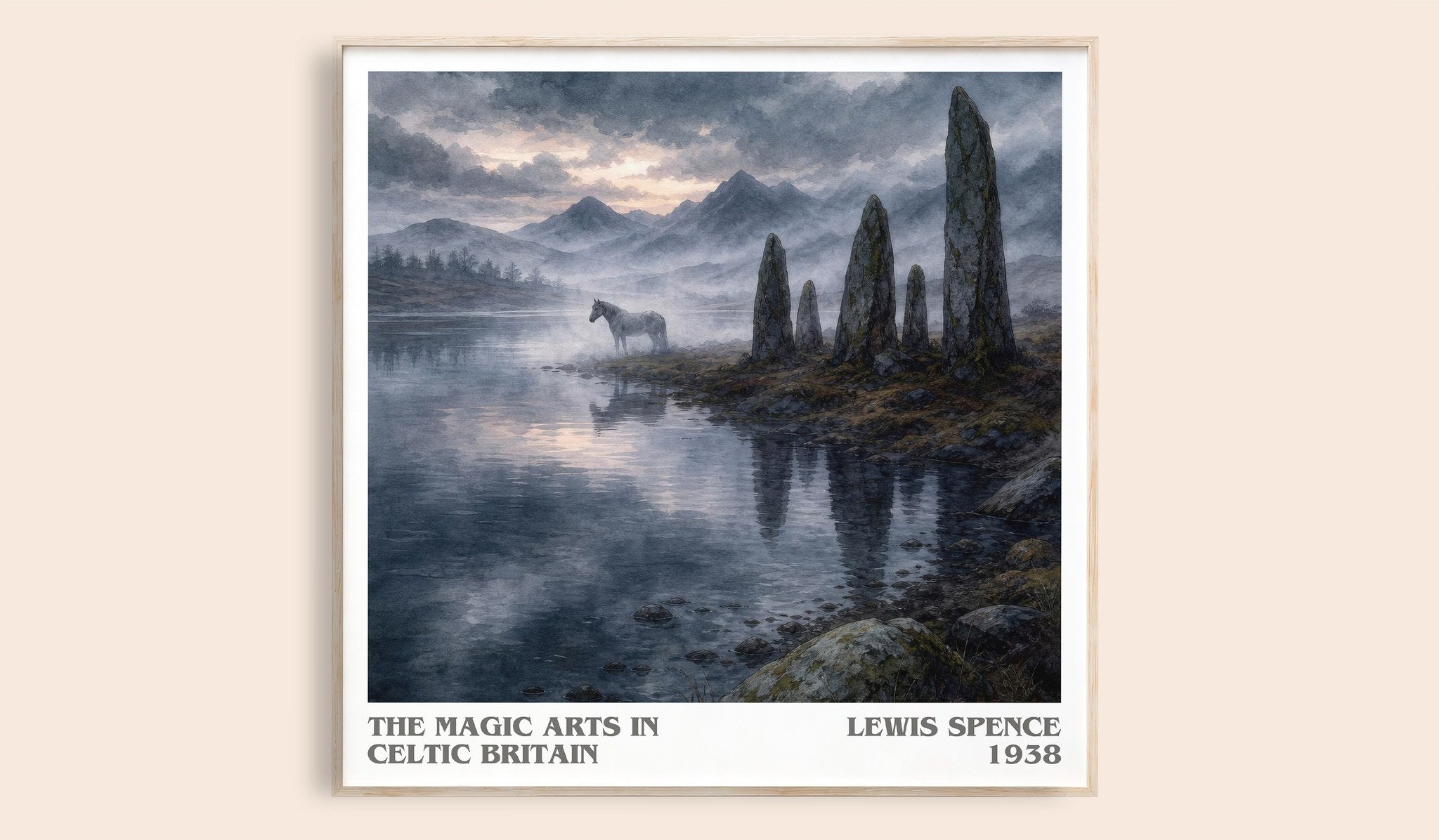 The magic arts in Celtic Britain Literary Art Print by Lewis Spence