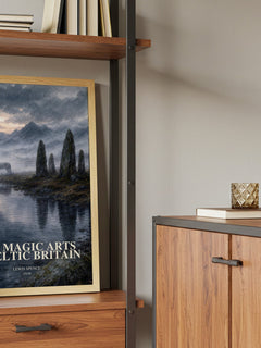 The magic arts in Celtic Britain book watercolour illustration paper finish options – matte satin gloss