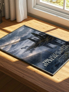 The magic arts in Celtic Britain watercolour book poster framed on wall – non fiction wall art