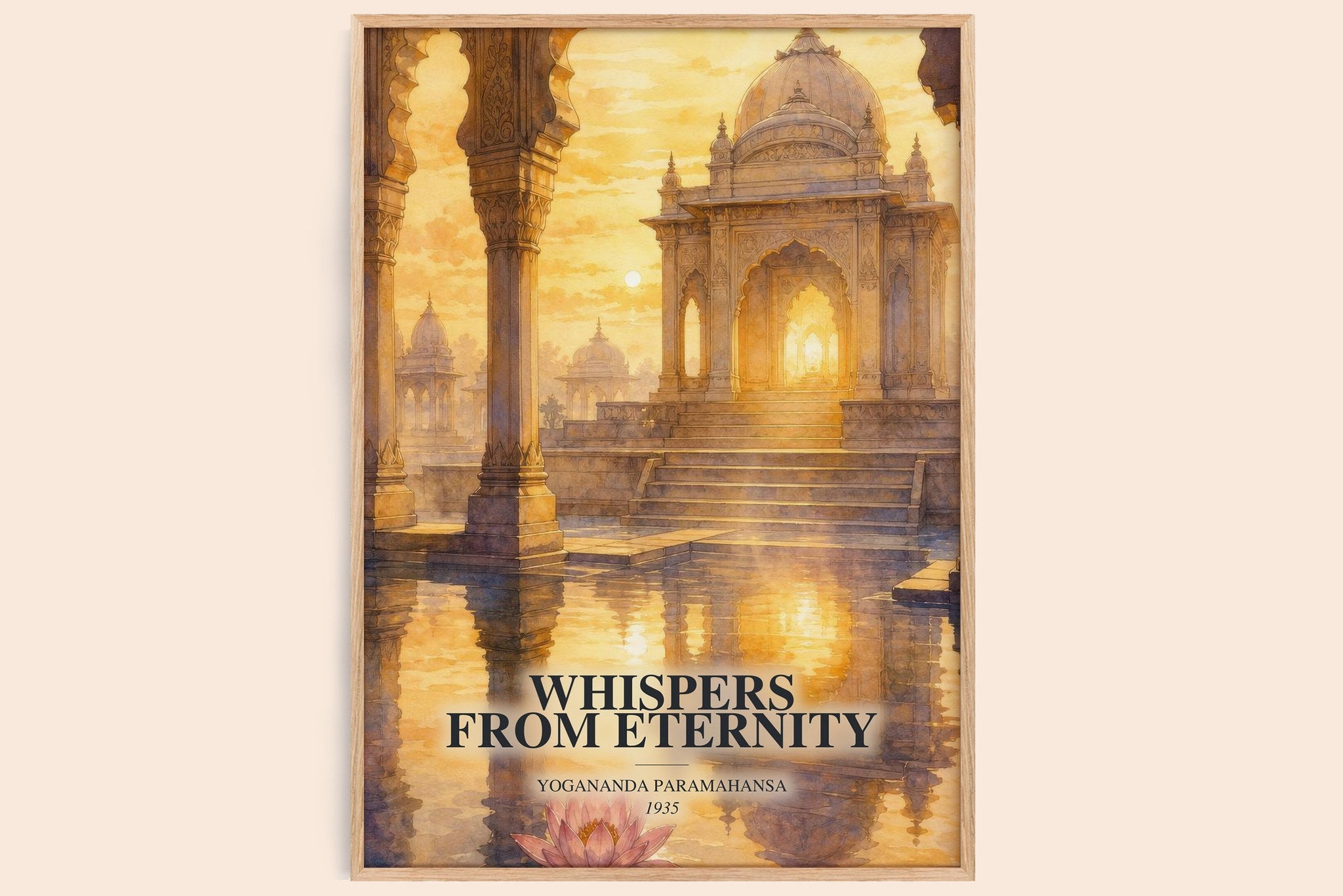 Whispers from Eternity Book Watercolour Illustration by Y. Paramahansa