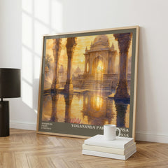 Whispers from Eternity literary print framed by window – literary home decor