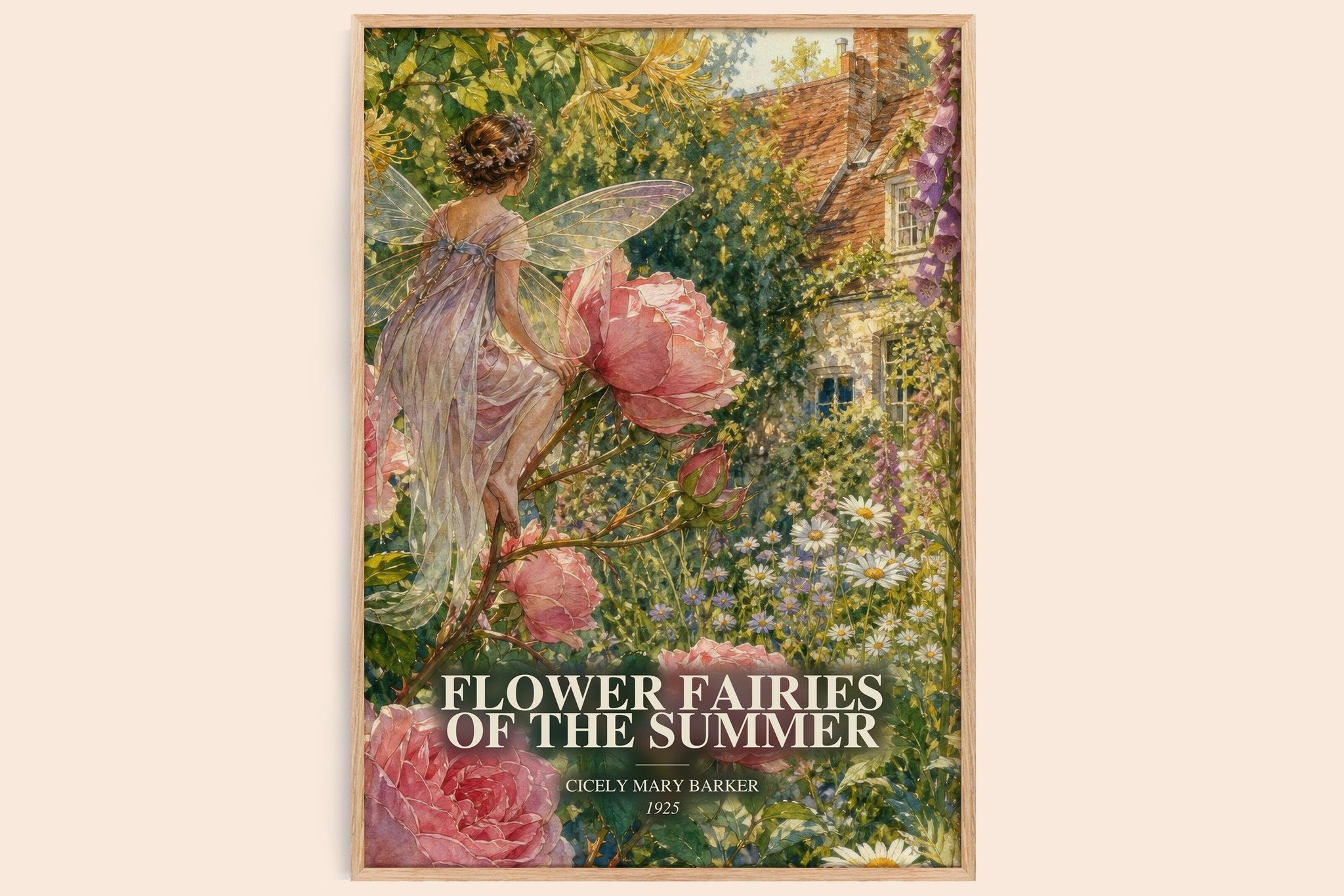 Flower Fairies of the Summer Book Watercolour Illustration by Cicely Mary Barker