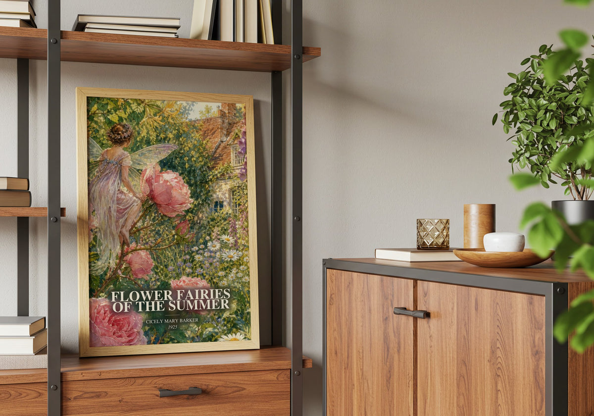 Flower Fairies of the Summer book watercolour illustration paper finish options – matte satin gloss