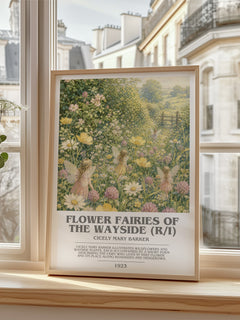 Flower Fairies of the Wayside (R/I) bookish poster colour and style options – Cicely Mary Barker book art