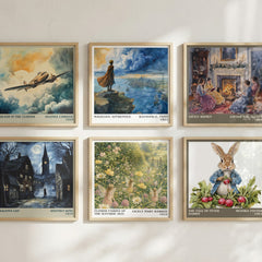 Flower Fairies of the Wayside (R/I) literary art print colour and style options – Cicely Mary Barker book art