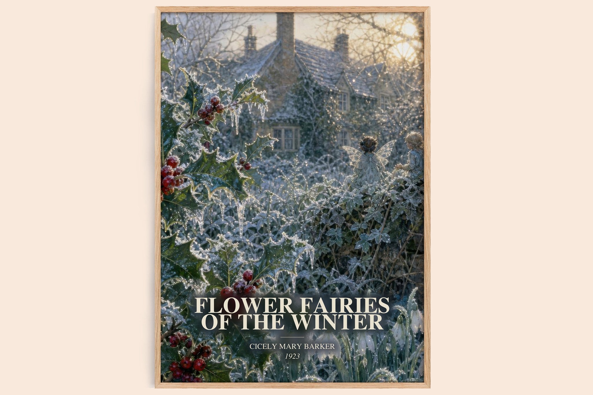 Flower Fairies of the Winter Book Watercolour Illustration by Cicely Mary Barker