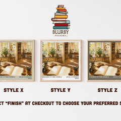 Walking in this World literary print in frame leaning in hallway – non fiction wall art