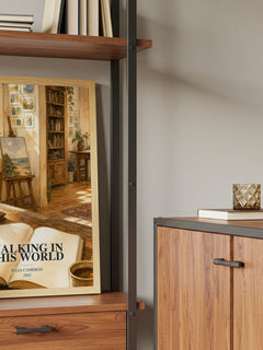 Walking in this World book watercolour illustration paper finish options – matte satin gloss