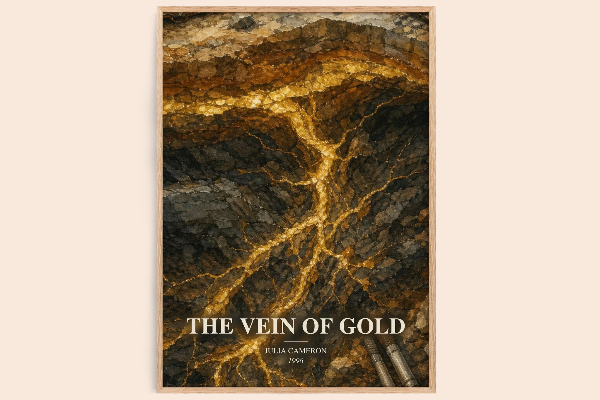 The Vein of Gold Book Watercolour Illustration by Julia Cameron