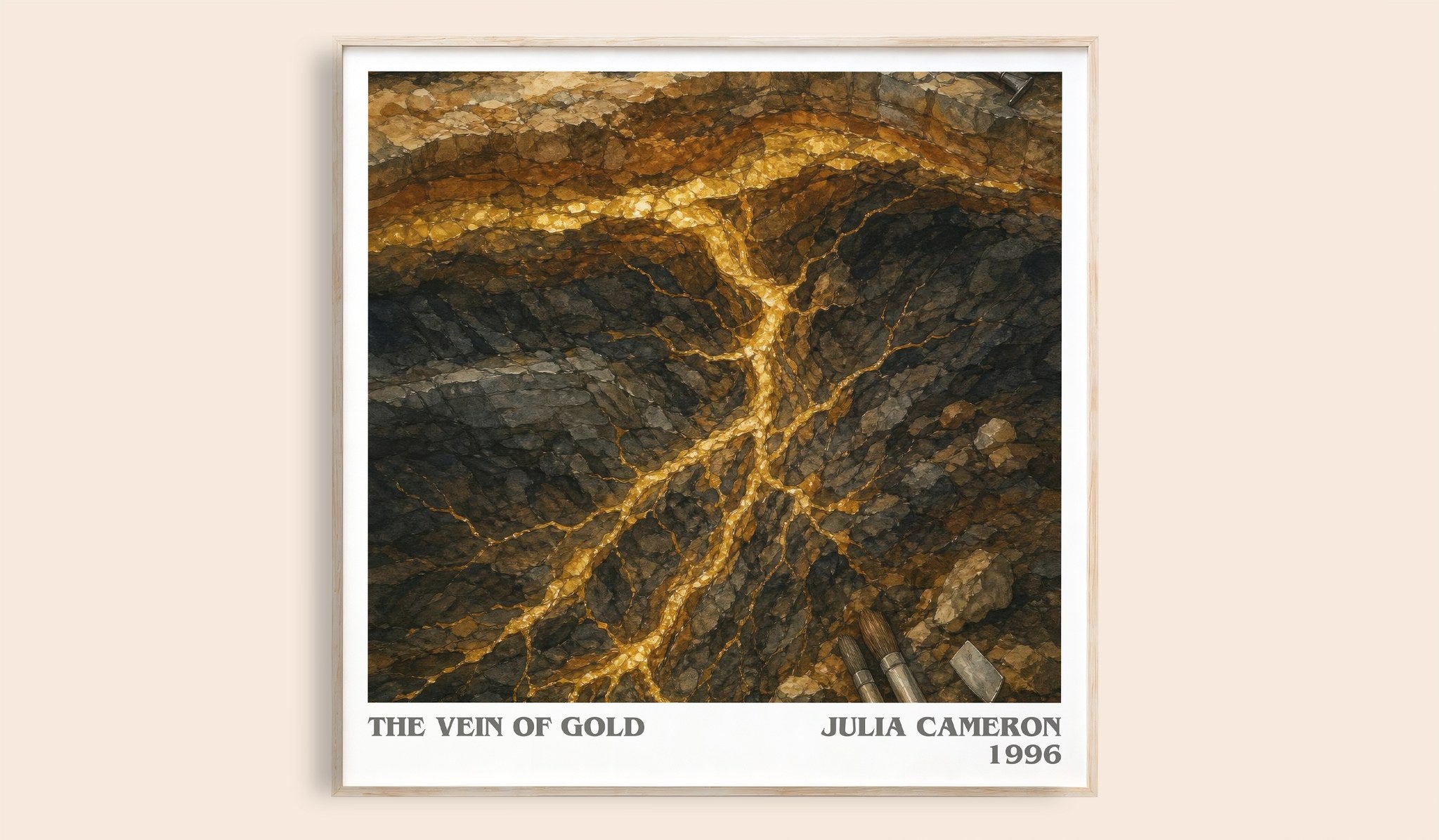 The Vein of Gold Literary Art Print by Julia Cameron