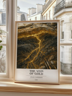 The Vein of Gold book cover poster colour and style options – Julia Cameron book art