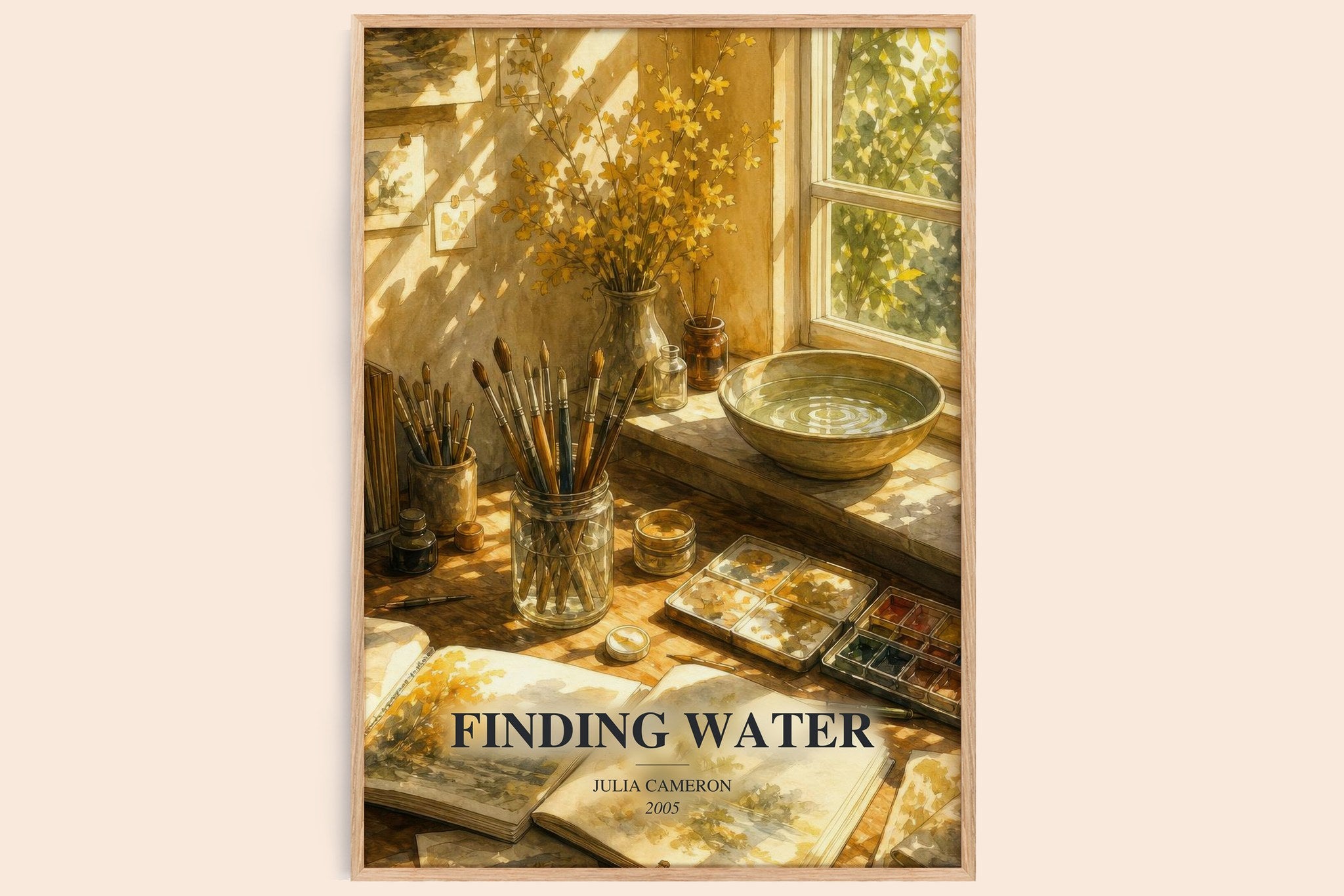 Finding water Book Watercolour Illustration by Julia Cameron