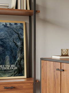 Deutsche mythologie book watercolour illustration paper finish options – matte satin gloss