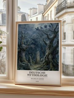 Deutsche mythologie Book Cover Poster by Wilhelm Grimm – image 2