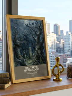 Deutsche mythologie Book Cover Poster by Wilhelm Grimm – image 3