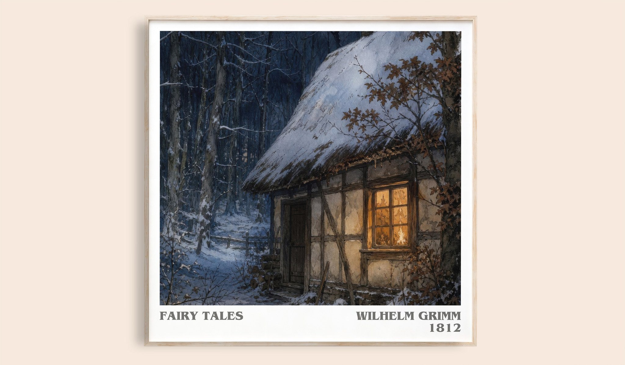 Fairy tales Literary Art Print by Wilhelm Grimm