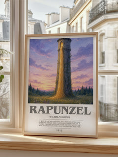 Rapunzel Bookish Wall Art by Wilhelm Grimm – image 2