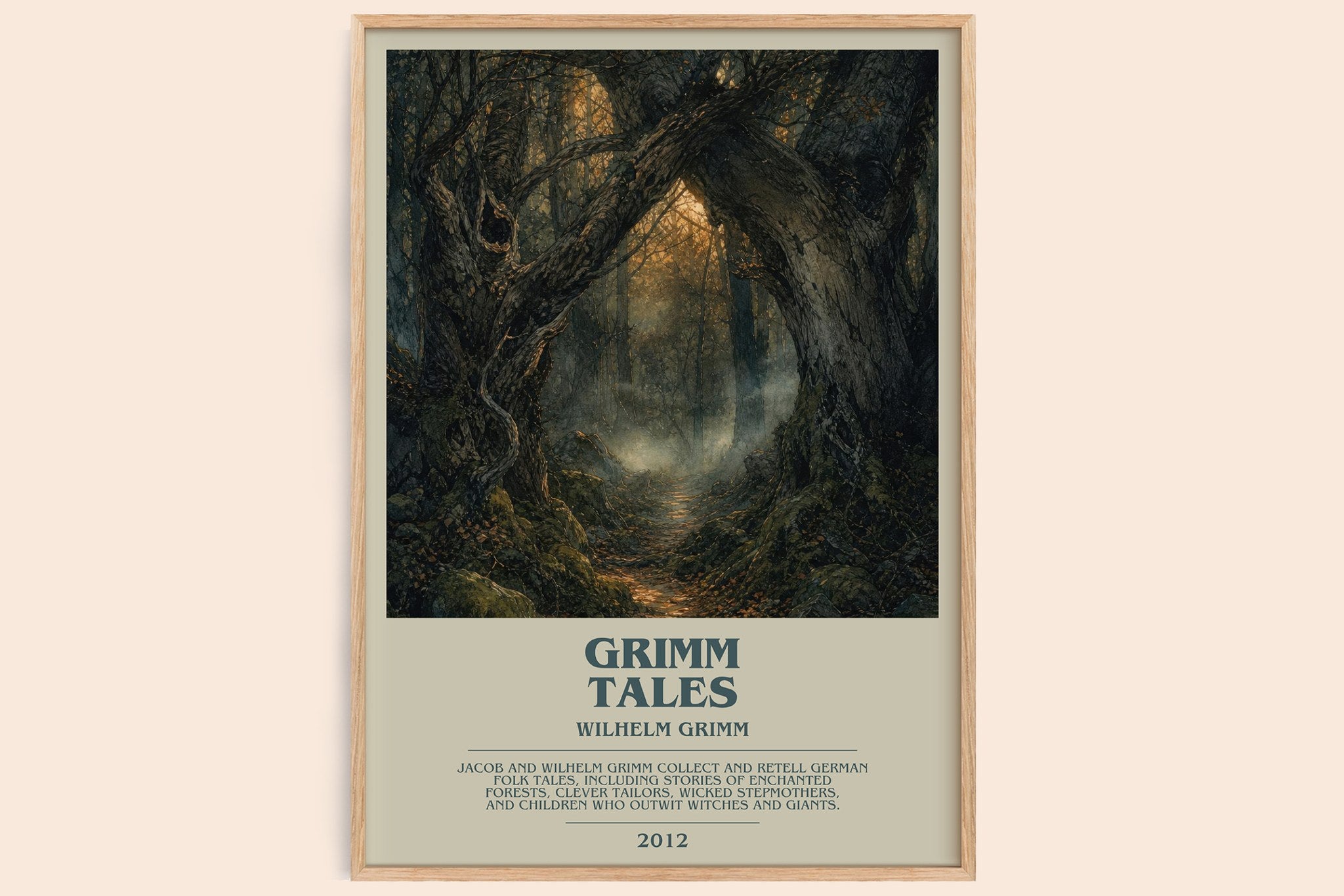 Grimm Tales Bookish Wall Art by Wilhelm Grimm
