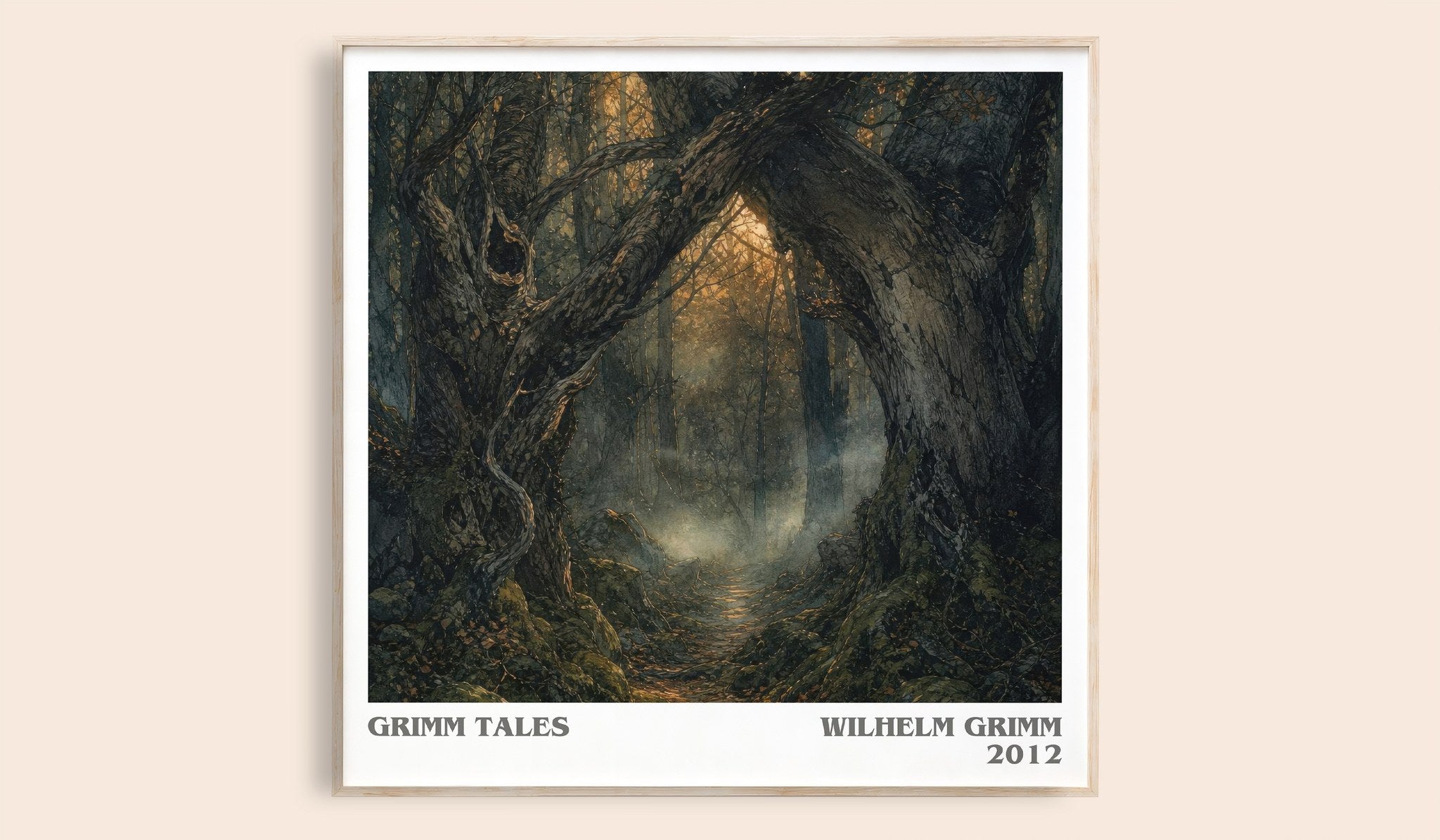 Grimm Tales Literary Art Print by Wilhelm Grimm