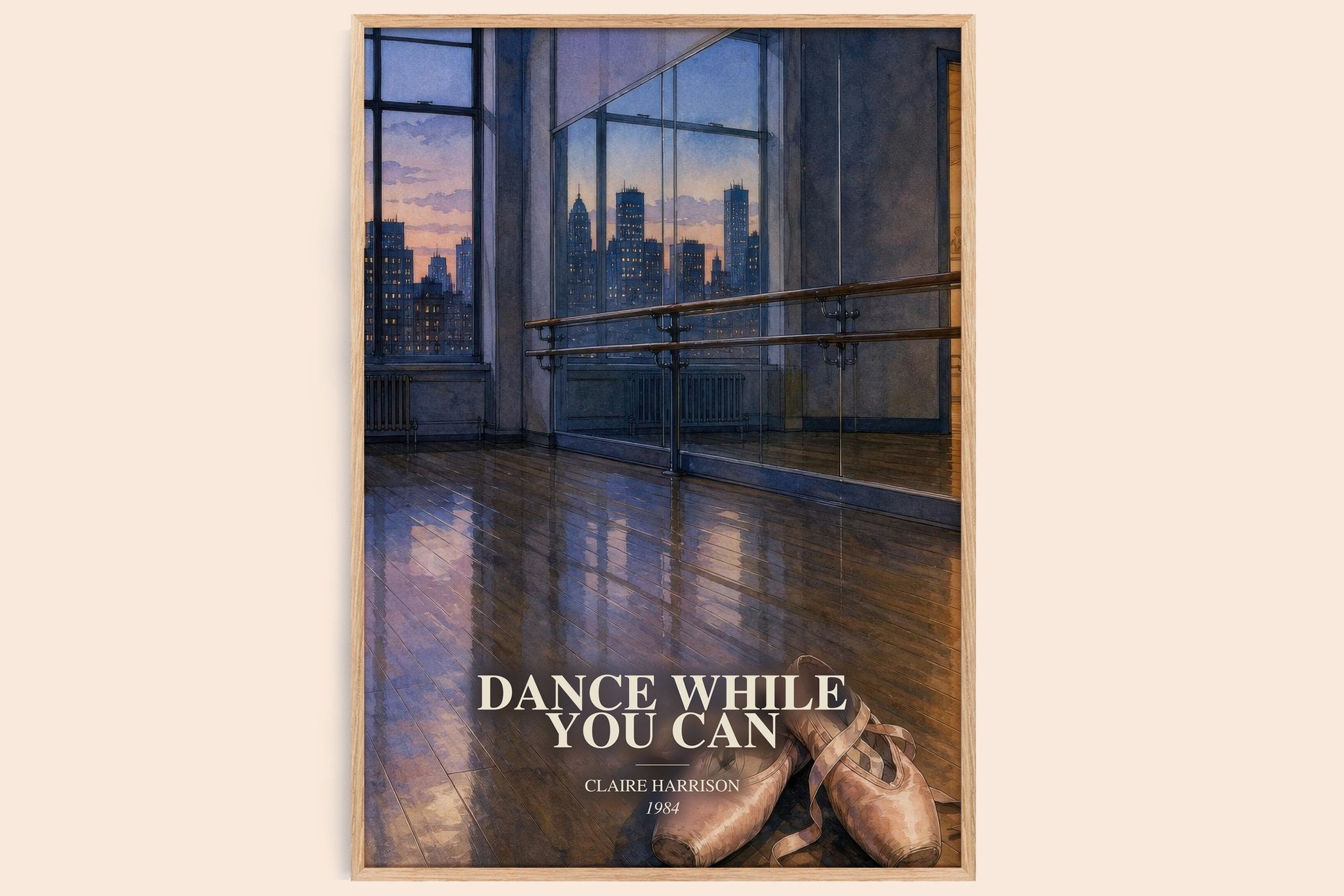 Dance While You Can Book Watercolour Illustration by Claire Harrison