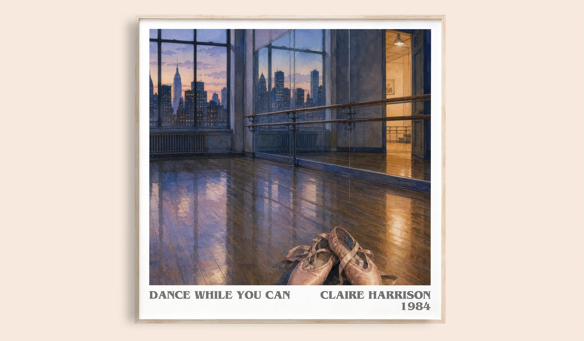 Dance While You Can Literary Art Print by Claire Harrison