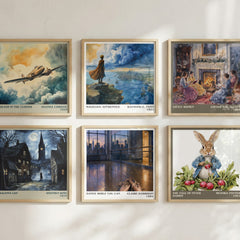 Dance While You Can literary art print colour and style options – Claire Harrison book art