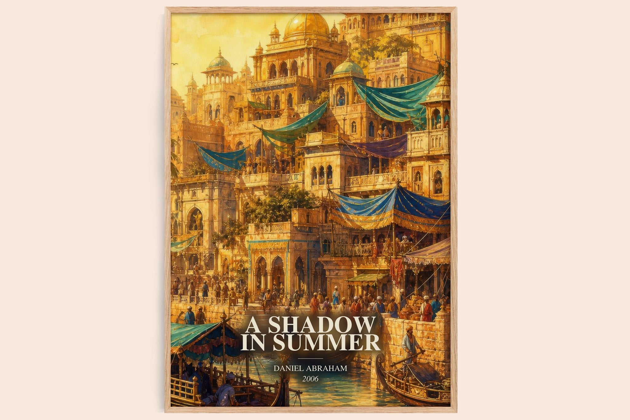A Shadow in Summer Book Watercolour Illustration by Daniel Abraham