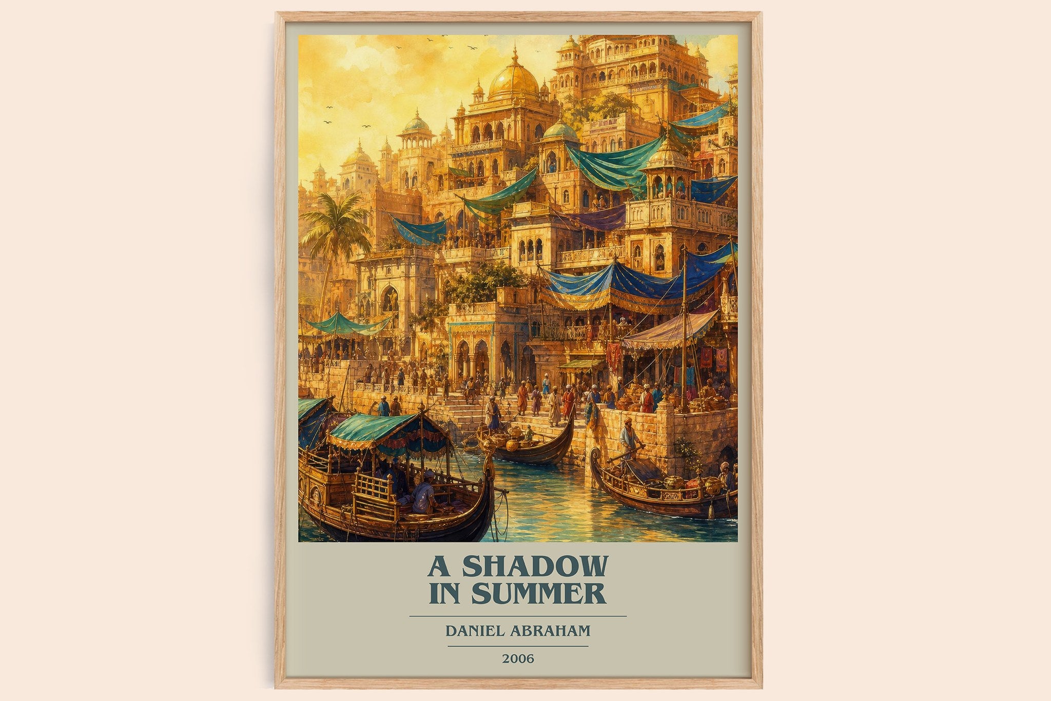 A Shadow in Summer Book Cover Poster by Daniel Abraham